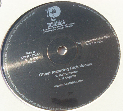 Rick Vocals - Ghost (12", Promo)