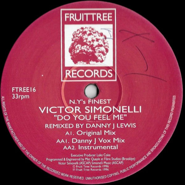 NY's Finest / Victor Simonelli : Do You Feel Me (12")
