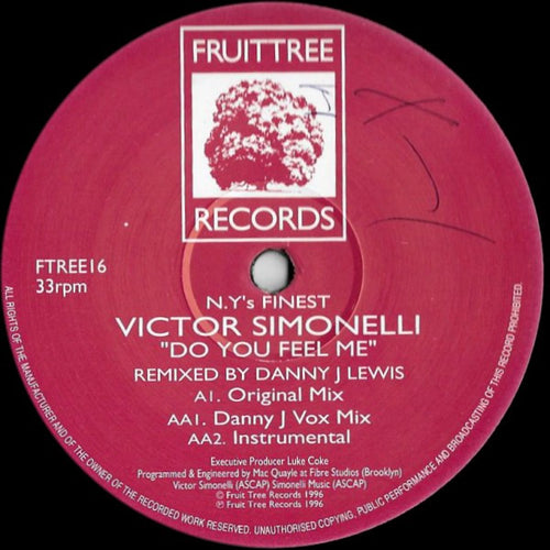 NY's Finest / Victor Simonelli : Do You Feel Me (12")