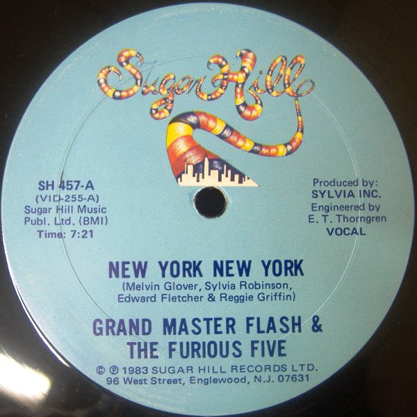 Grandmaster Flash & The Furious Five : New York New York (12")