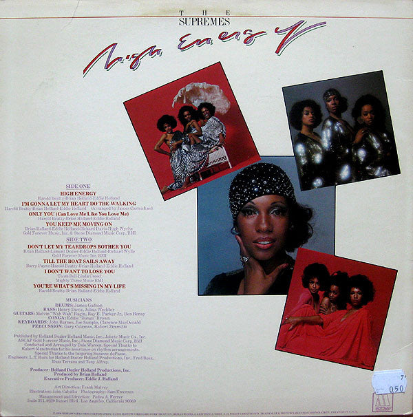 The Supremes - High Energy (LP, Album, Mon)