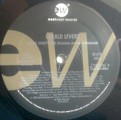 Gerald Levert - Taking Everything (12", Single, Promo)