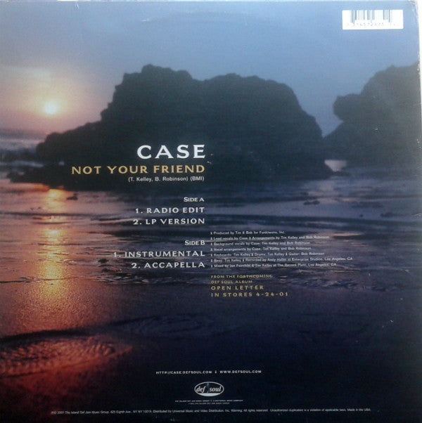 Case - Not Your Friend (12", Single)
