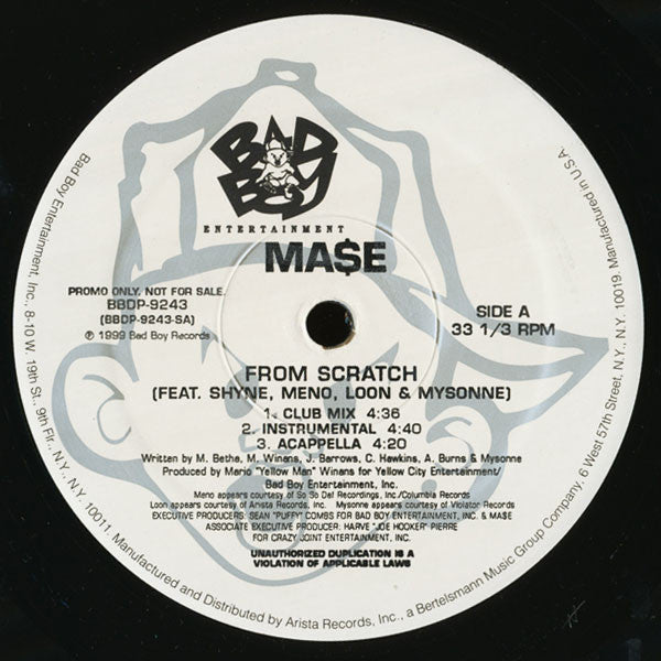 Mase - From Scratch (12", Promo)