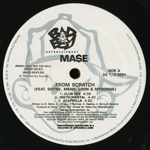 Mase - From Scratch (12", Promo)