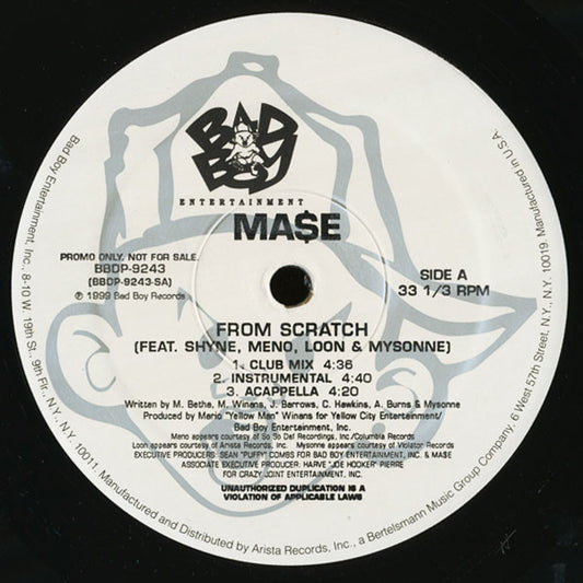 Mase - From Scratch (12", Promo)