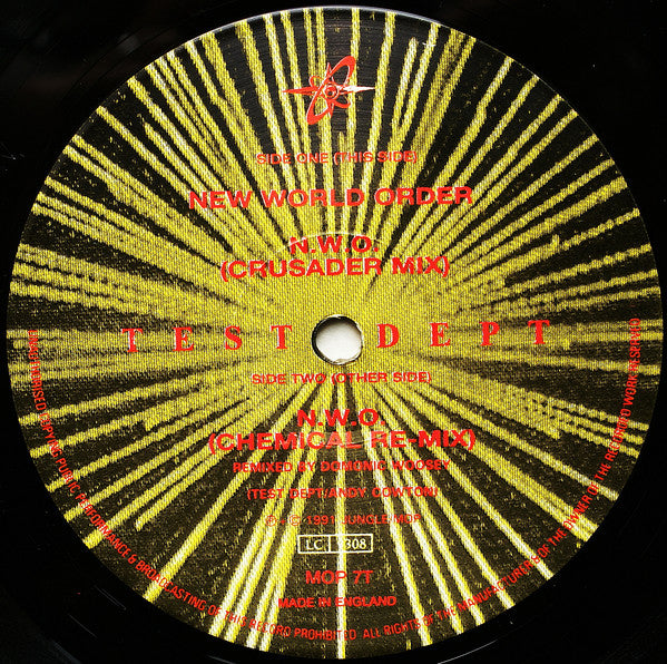 Test Dept* - New World Order (12")