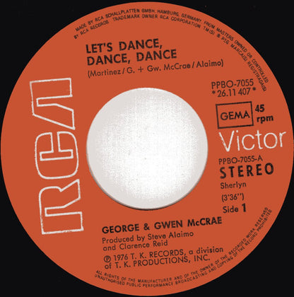 George McCrae & Gwen McCrae : Let's Dance Dance Dance (7", Single)