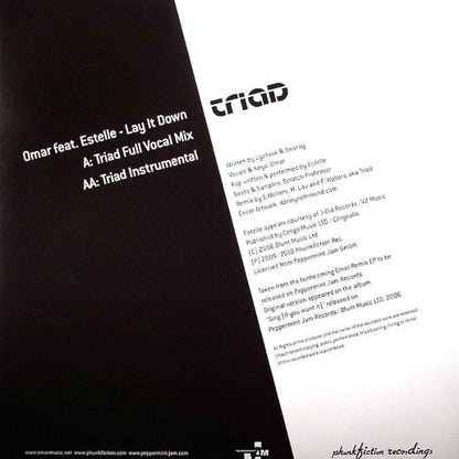 Omar Feat. Estelle - Lay It Down (Remixed By Triad) (12")