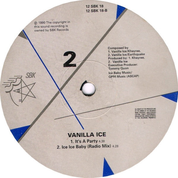 Vanilla Ice - Ice Ice Baby (12")