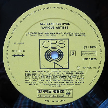 Various : All Star Festival (2xLP, Comp)