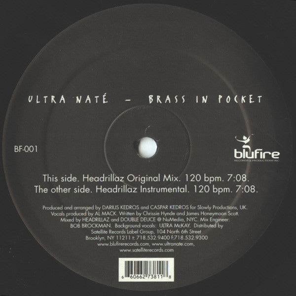 Ultra Naté - Brass In Pocket (10")