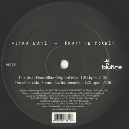 Ultra Naté - Brass In Pocket (10")