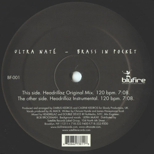 Ultra Naté - Brass In Pocket (10")