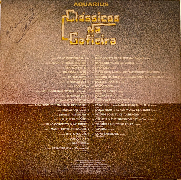 Aquarius  - Clássicos Na Gafieira (LP, Album)