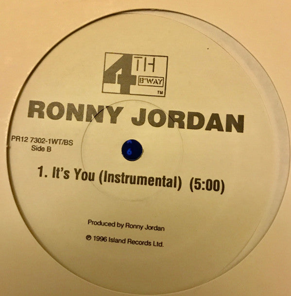 Ronny Jordan : It's You (12")