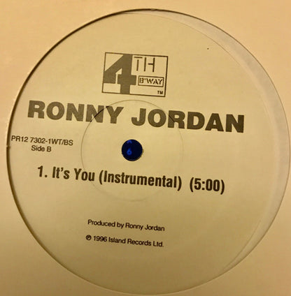 Ronny Jordan : It's You (12")