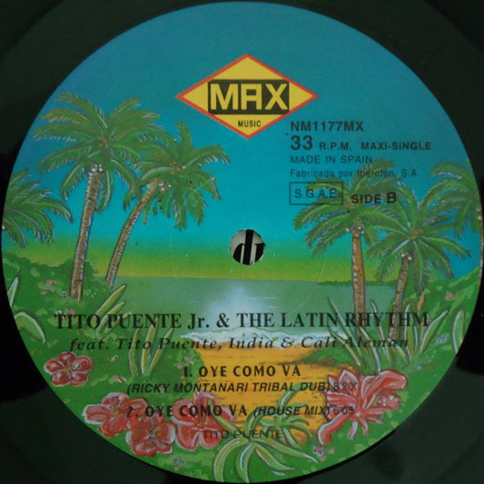 Tito Puente Jr. & The Latin Rhythm Featuring Tito Puente, India & Cali Aleman : Oye Como Va (12", Maxi)