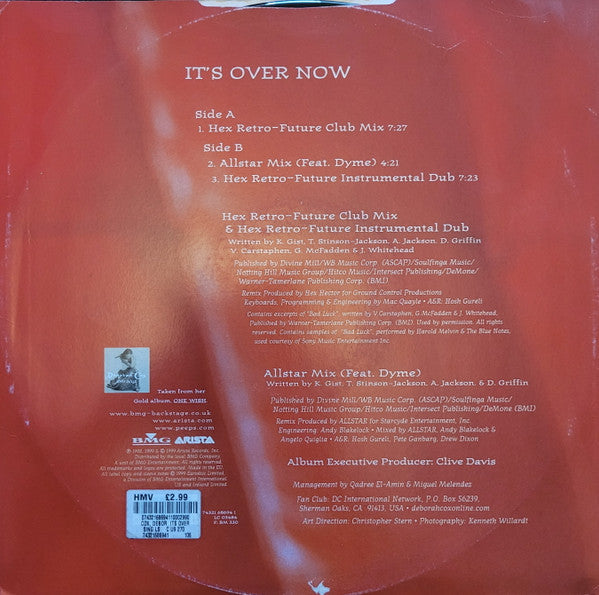 Deborah Cox : It's Over Now (12")