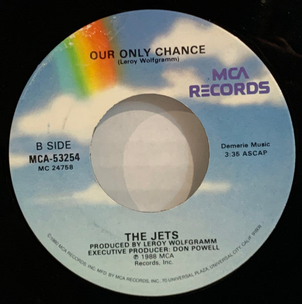 The Jets : Rocket 2 U (7", Single, Glo)