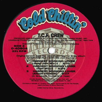 T.C.F. Crew : Hardest Working Lover (12")