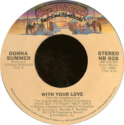 Donna Summer - Last Dance (7", Single, Styrene, Ter)
