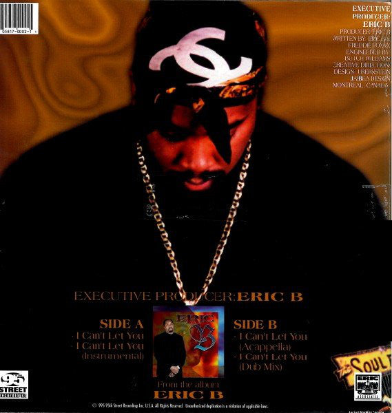 Eric B. (2) : I Can't Let You (12")