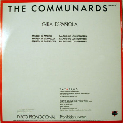 The Communards - T.M.T.❤️T.B.M.G. (12", Promo)