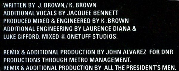 Brown & Brown : Goodlife (12", W/Lbl, Sta)
