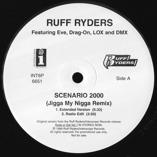 Ruff Ryders : Scenario 2000 (Jigga My Nigga Remix) (12", Promo)