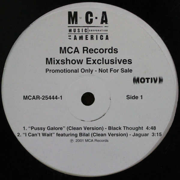 Various - MCA Records Mixshow Exclusives (12", Promo)