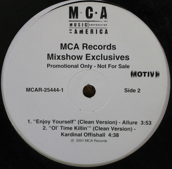 Various - MCA Records Mixshow Exclusives (12", Promo)