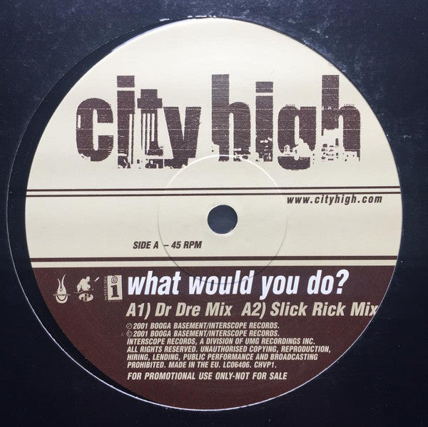 City High - What Would You Do? (12", Promo)