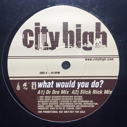 City High - What Would You Do? (12", Promo)