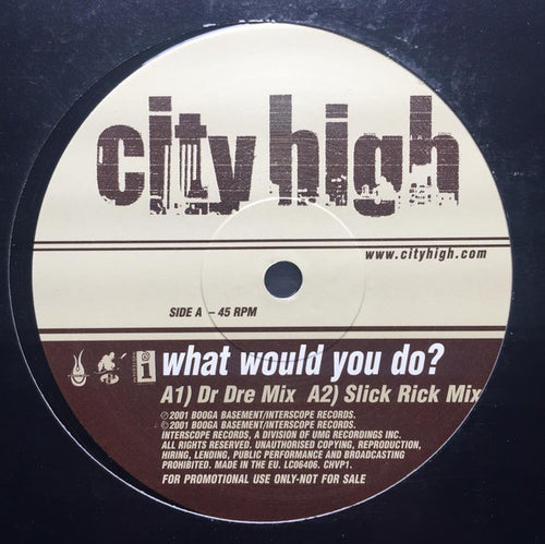 City High - What Would You Do? (12", Promo)