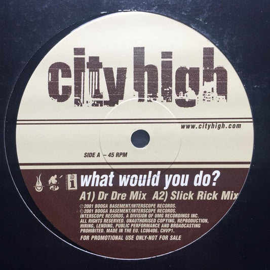 City High - What Would You Do? (12", Promo)