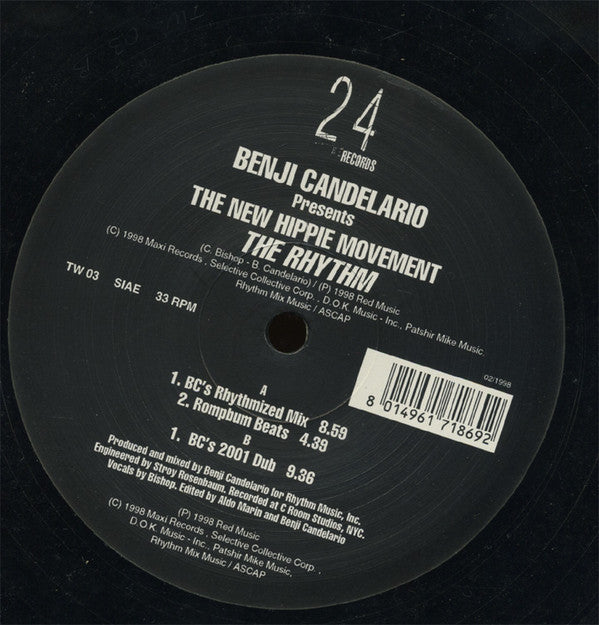 Benji Candelario Presents The New Hippie Movement : The Rhythm (12")