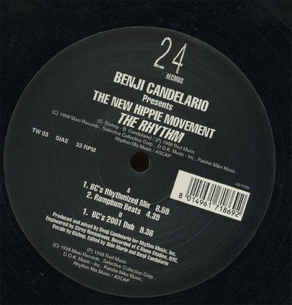 Benji Candelario Presents The New Hippie Movement : The Rhythm (12")