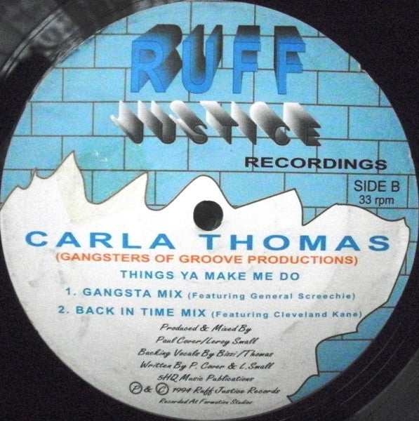 Carla Thomas (3) : Things Ya Make Me Do (12")
