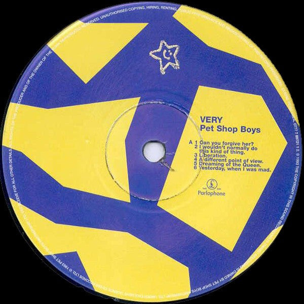 Pet Shop Boys : Very (LP, Album)
