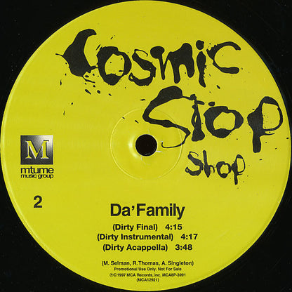 Cosmic Slop Shop - Da' Family (12", Promo)