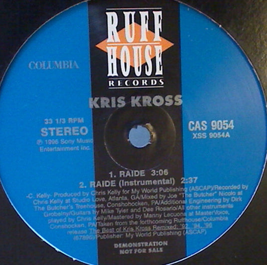 Kris Kross : Raide (12", Promo)