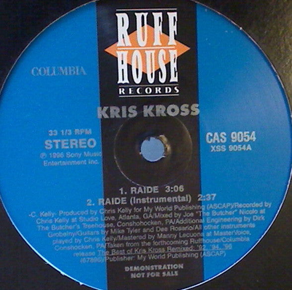 Kris Kross - Raide (12", Promo)