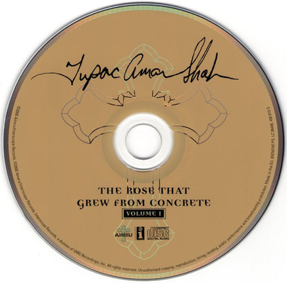 Tupac Shakur - The Rose That Grew From Concrete Volume 1 (CD, Comp)