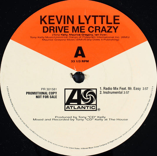 Kevin Lyttle : Drive Me Crazy (12", Promo)