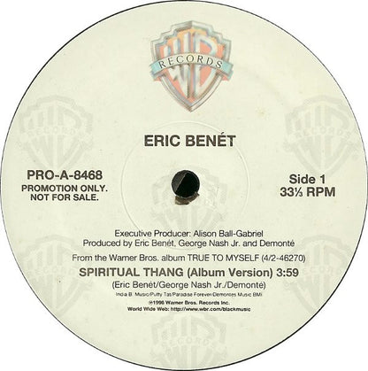 Eric Benét : Spiritual Thang (12", Promo)