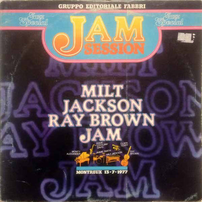 Milt Jackson / Ray Brown : Milt Jackson Ray Brown‎ Jam (LP, Album)