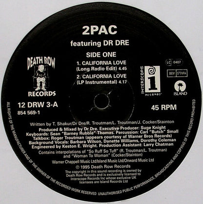 2Pac - California Love (12")