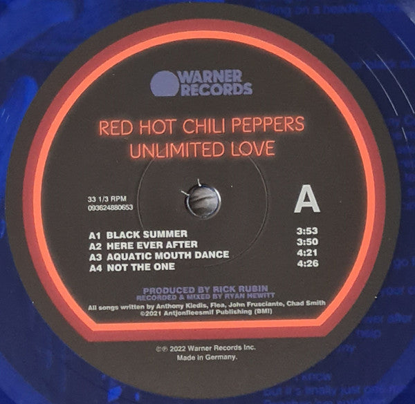 Red Hot Chili Peppers - Unlimited Love (2xLP, Album, Ltd, Blu)