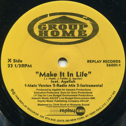 Group Home - Make It In Life / Stupid Muthaf*ckas (12")